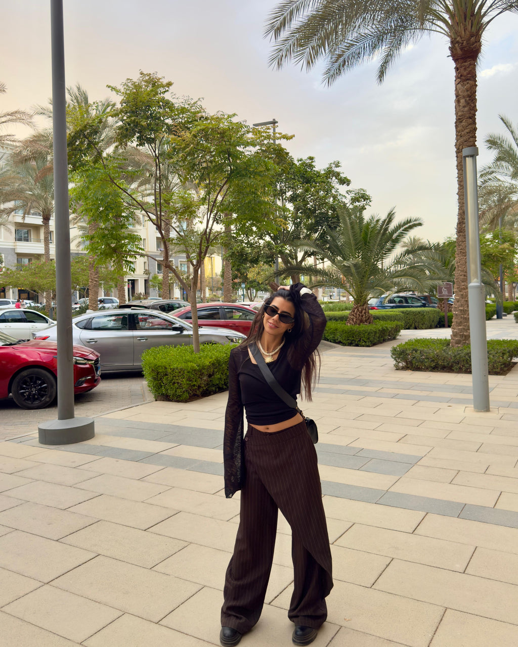 Pinstripe Wrap Pants