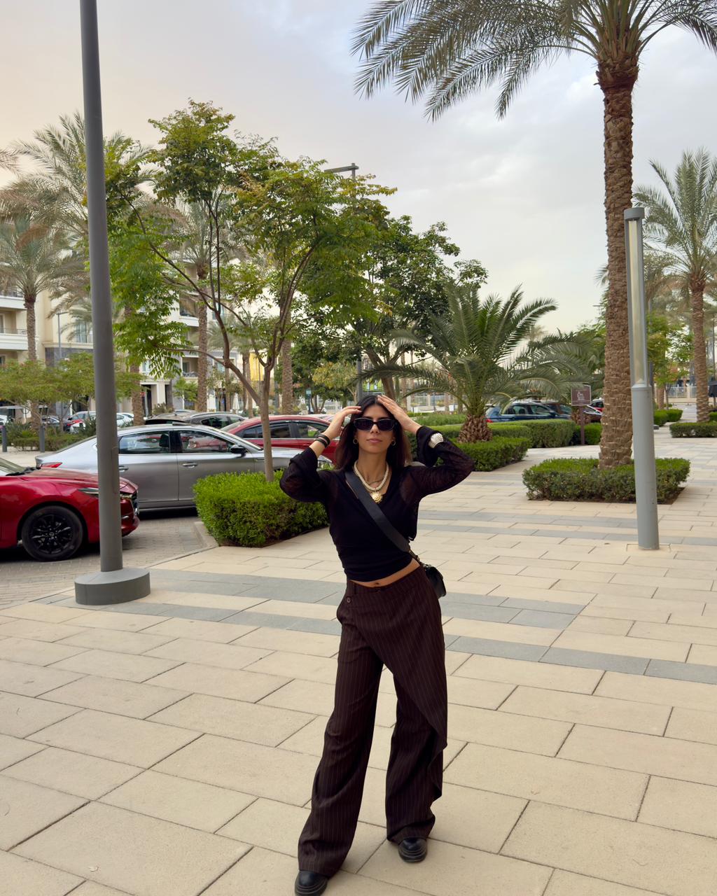 Pinstripe Wrap Pants